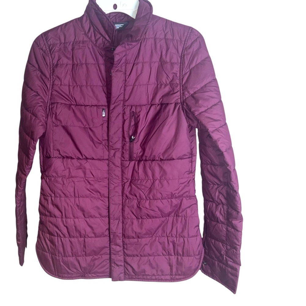 The North face puffer maroon jacket  XS